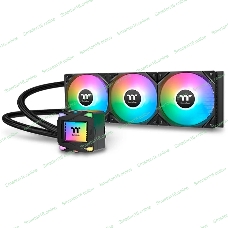 Система жидкостного охлаждения Thermaltake LA360 ARGB Soc-AM5/AM4/1200/1700/1851 черный 4-pin 38.35dB Al+Cu Ret (CL-W459-PL12SW-A)