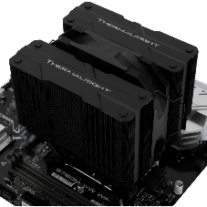 Устройство охлаждения(кулер) Thermalright Peerless Assassin 120 Mini Soc-AM5/AM4/1200/1700/1851 черный 4-pin 25.6dB Al+Cu 750gr Ret