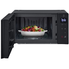 Микроволновая печь LG MH6032GAS черный, 20 л, 700 Вт, переключатели - сенсор