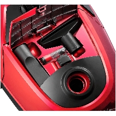 Пылесос Beko BKS 1226 красный/черный, 345/2600 Вт, уборка сухая, пылесборник мешок 3 л