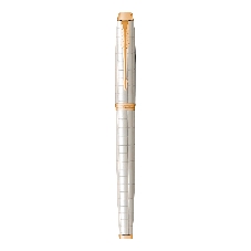 Ручка роллер Parker IM Premium T318 (CW2143646) Pearl GT, F, черные чернила, подарочная коробка