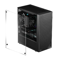 Компьютерный корпус PcCooler C3B310 BK черный без БП mATX 2xUSB3.0 audio bott PSU