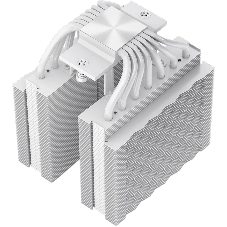 Кулер для процессора PCCooler RT720 TC ARGB WH (270W, 4-pin PWM, 157.5mm, Al/Cu, 7x6mm, ARGB, 2x120mm, 73.32CFM, 34.9dBA, 2200RPM, S: 1851/1700/1200/115X, AM5/AM4, white)