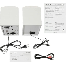 Акустическая система Oklick OK-164 2.0 белый 30Вт