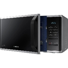 Микроволновая печь Samsung MS23K3513AS/BW серебристый/черный, 23 л, 800 Вт, переключатели - кнопки