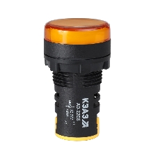 Лампа AD22DS(LED) матрица D22мм желтый 24В AC/DC-КЭАЗ 303937 Лампа AD22DS(LED) матрица D22мм желтый 24В AC/DC-КЭАЗ 303937