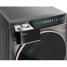 Стиральная машина Weissgauff WM 58411 Direct Drive Inverter Premium Steam Grey серая, загрузка фронтальная 11кг, 1400 об/мин., класс: A+++