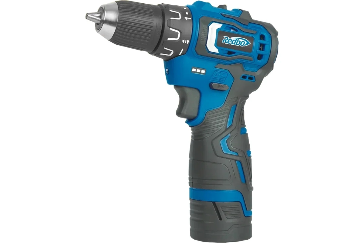 Дрель-шуруповерт Redbo LD-16BL, 16 В, 2 Ач, 40 Нм, бесщеточный