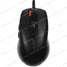 Мышь проводная + коврик A4Tech X-7120 черный, 2000 dpi, USB, кнопки - 7