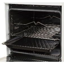 Плита электрическая Hansa FCEW54120 белый, конфорок 4 шт, духовка 62 л, 50 см x 85 см x 60 см