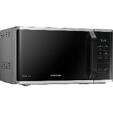 Микроволновая печь Samsung MS23K3513AS/BW серебристый/черный, 23 л, 800 Вт, переключатели - кнопки
