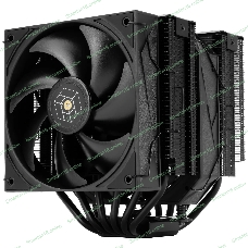 Кулер для процессора Thermalright Royal Pretor 130 черный (4-pin PWM, 158мм, Ni/Cu, 6x6мм, 1x120+1x130мм, 80.45CFM/81.88CFM, 29.4dBA/28.3dBA, 2150PM/1750RPM, S: 1200, 1700, 1851, 2011, 2066, 115X, AM4, AM5, black)