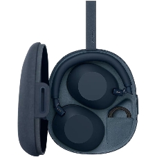Беспроводные/проводные наушники Sony WH-1000XM6 синий, полноразмерные, Bluetooth + проводной, активное шумоподавление, до 40 ч