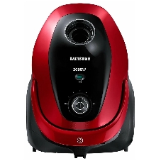 Пылесос Samsung VC20M253AWR красный, 460/2000 Вт, уборка сухая, пылесборник мешок 2.5 л