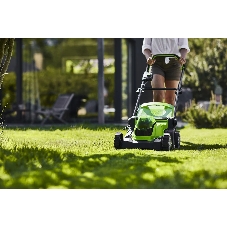 Газонокосилка аккумуляторная GreenWorks G24X2LM41, 40 В, 4 Ач