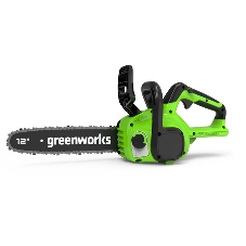 Цепная пила аккумуляторная GreenWorks GD24CS30K2, 24V, 30см, бесщеточная, c АКБ 2 А·ч и ЗУ (2007007UA)