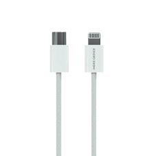 Кабель MORE CHOICE (4620202550408) K73i USB 3.0A PD 20W для Lighting 8-pin Type-C - нейлон 1м белый