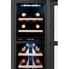 Винный холодильник Weissgauff WWCI-16 DB DualZone
