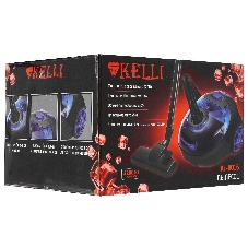 Пылесос Kelli KL-8016 синий, 420/2200 Вт, уборка сухая, пылесборник мешок 2 л