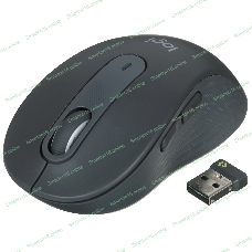 Мышь беспроводная Logitech Signature M650 графитовый, 4000 dpi, радиоканал, Bluetooth, USB, кнопки - 5