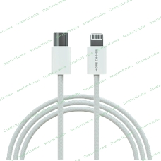 Кабель MORE CHOICE (4620202550408) K73i USB 3.0A PD 20W для Lighting 8-pin Type-C - нейлон 1м белый