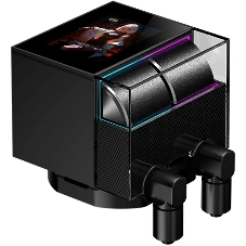 Система охлаждения Water Cooling System PCCooler DS360 Display BK (310W, 360мм, LED, Black, ARGb Pump/Fans: 3x120мм, 90.56CFM, 39.8dBA, 2500RPM/Pump height 65мм, 15dBA, 2600RPM, Rad thickness 27мм/S: 1851, 1700, 1200, 115X, AM5, AM4)