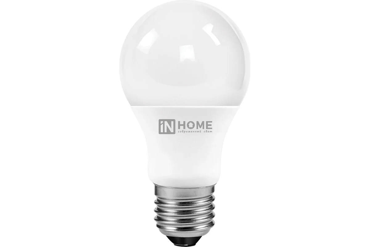 Лампа светодиодная LED-A60-VC 12Вт 230В E27 4000К 1080лм IN HOME 4690612020242