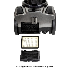 Пылесос JVC JH-VC311 серый/черный, 320/1800 Вт, уборка сухая, пылесборник контейнер, 2 л