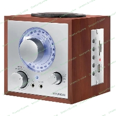 Радиоприемник настольный Hyundai H-SRS200 вишня USB SD/MMC