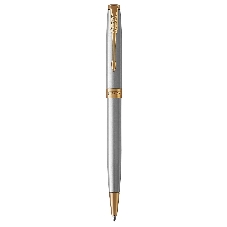 Ручка шариковая Parker Sonnet Core K527 (CW1931507) Stainless Steel GT, M, черные чернила, подарочная коробка