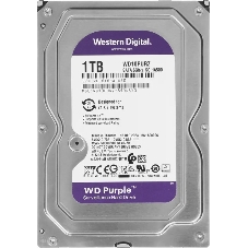 Жесткий диск HDD WD Purple 1Tb 5400rpm SATA 64Mb 3.5