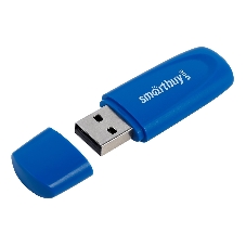 Флешка USB Smartbuy Scout Blue (SB032Gb2SCB), 32Gb, USB 2.0, R/W 13/8, синий