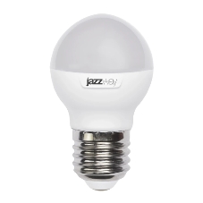 Лампа светодиодная JazzWay PLED-SP G45 9Вт шар 3000К теплый белый E27 820лм 230В