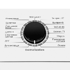 Стиральная машина Maunfeld MFWM128ISTWH054 белый, загрузка вертикальная 7.5 кг, 1200 об/мин, класс A+++