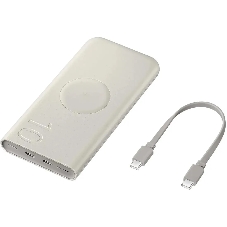 Портативный аккумулятор Samsung EB-U2510 10000mAh 25W 3A 2xUSB-C беспров.зар. бежевый (EB-U2510XUEGRU)