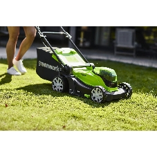 Газонокосилка аккумуляторная GreenWorks G24X2LM41, 40 В, 4 Ач