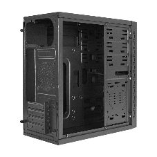 Компьютерный корпус Minitower ExeGate QA-412U-UNS400 (mATX, БП UNS400 с вент. 12см, 2хUSB+2хUSB 3.0, аудио, черный)