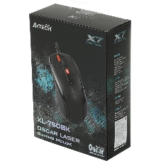 Мышь проводная A4Tech XL-750BK черный, 3600 dpi, USB, кнопки - 7