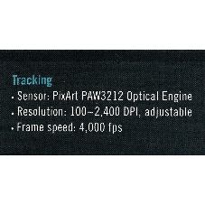 Мышь проводная A4Tech X89 черный, 2400 dpi, USB, кнопки - 8