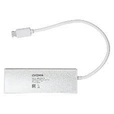 USB-концентратор Digma HUB-4U3.0-UC-S, USB-C, USB 3.0 4 порта, USB