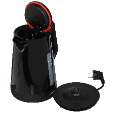 Электрочайник Bosch TWK1M123 черный, 1.7 л, 2400 Вт, скрытый нагревательный элемент