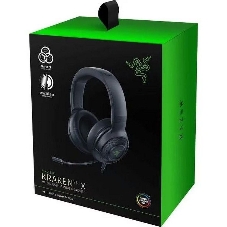 Гарнитура Razer Kraken V3 X (2022) чёрный, проводная, USB, подсветка