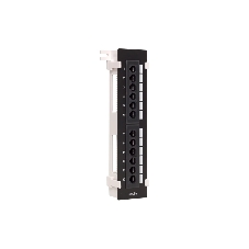 Патч-панель настенная TERACOM PRO Cat.5E неэкранированная UTP 12 портов RJ-45 Dual IDC