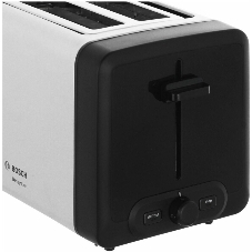 Тостер Bosch TAT4P420 нержавеющая сталь, 970 Вт, 2 слота