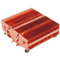 Кулер для процессора Thermalright AXP-90 X53 Full (4-pin PWM, 38mm, Cu/Cu, 4x6mm, 1x92mm, 42.58CFM, 22.4dBA, 2700RPM, S: 1851/1700/1200/115X, AM5/AM4, orange, red)