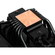 Кулер для процессора PCCooler RT720 TC BK (270W, 4-pin PWM, 157.5mm, Al/Cu, 7x6mm, 2x120mm, 73.32CFM, 34.9dBA, 2200RPM, S: 1851/1700/1200/115X, AM5/AM4, black)