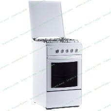 Плита газовая Flama RG 2401 W белый, конфорок 4 шт, духовка 50 л, 50 см x 85 см x 60 см