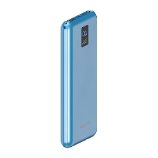 Портативный аккумулятор Maxvi PB10-11 10000 мАч blue 3A, встроенные кабели USB A/Type-C/Lightning