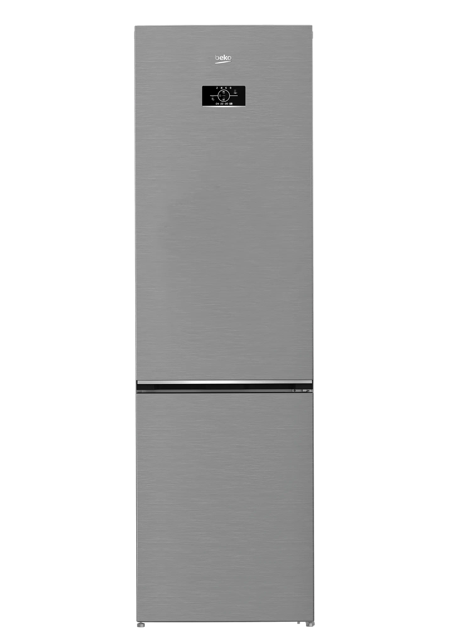 Холодильник с морозильником Beko B3RCNK405HDX серебристый