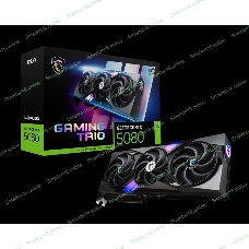 Видеокарта MSI RTX 5080 GAMING TRIO OC 16Gb GDDR7 256bit 3xDP HDMI 3FAN RTL